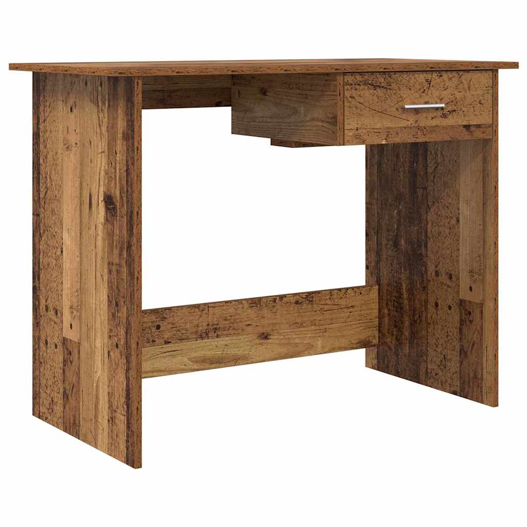 vidaXL Birou Lemn vechi 100 x 50 x 76 cm Lemn compozit
