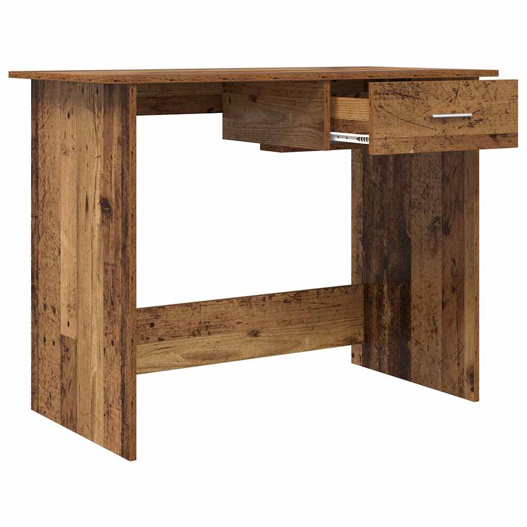 vidaXL Birou Lemn vechi 100 x 50 x 76 cm Lemn compozit