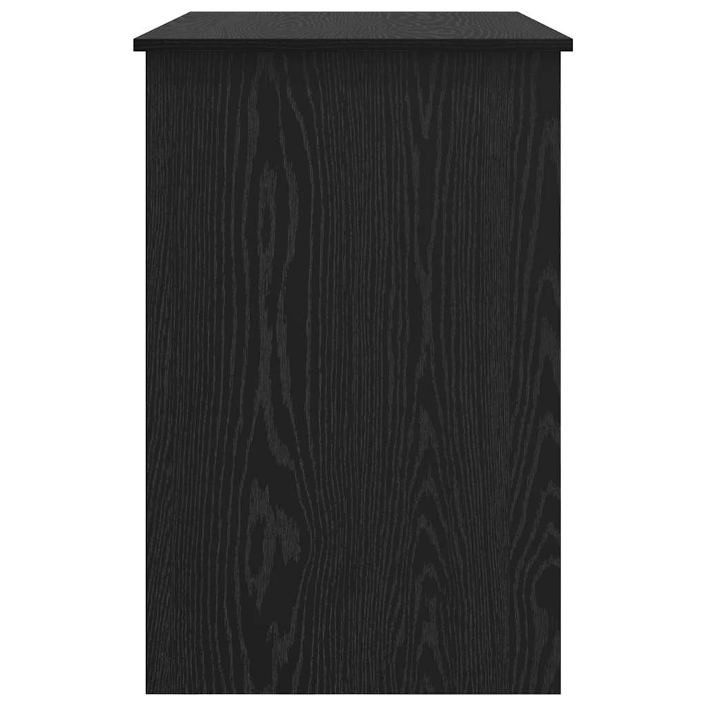 vidaXL Birou cu sertar Stejar negru 100 x 50 x 76 cm Lemn compozit vidaXL Birou cu sertar Stejar negru 100 x 50 x 76 cm Lemn compozit