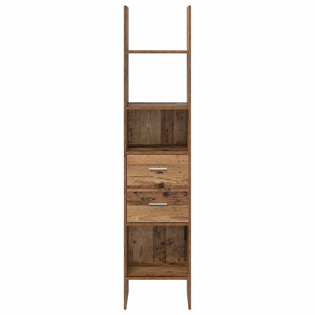 vidaXL Dulap pentru cărți Lemn vechi 40 x 35 x 180 cm Lemn compozit vidaXL Dulap pentru cărți Lemn vechi 40 x 35 x 180 cm Lemn compozit
