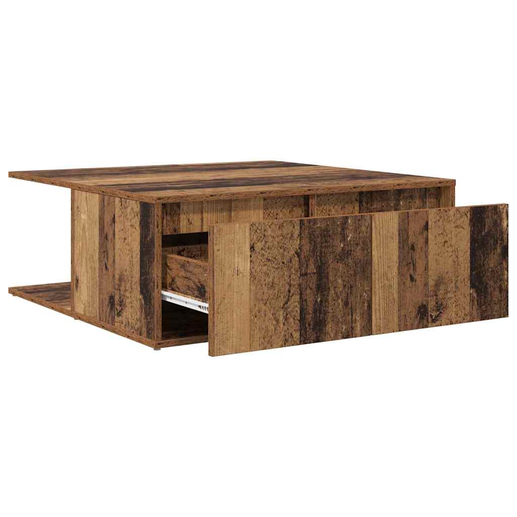 vidaXL Masă de cafea Lemn vechi 80 x 80 x 31 cm Lemn compozit vidaXL Masă de cafea Lemn vechi 80 x 80 x 31 cm Lemn compozit