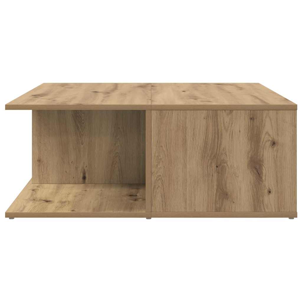 vidaXL Masă de cafea stejar artizanal 80 x 80 x 31 cm Lemn compozit vidaXL Masă de cafea stejar artizanal 80 x 80 x 31 cm Lemn compozit