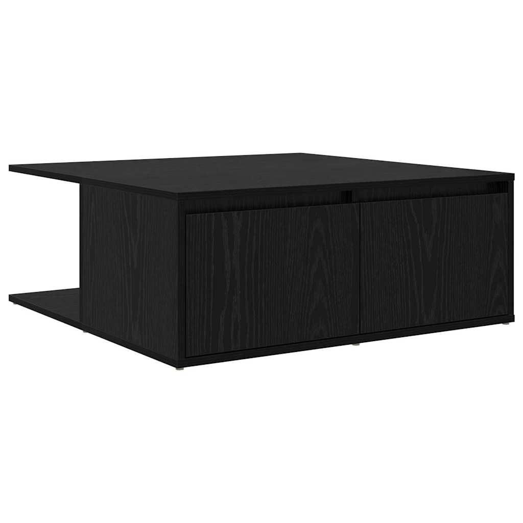 vidaXL Masă de cafea Stejar negru 80 x 80 x 31 cm Lemn compozit vidaXL Masă de cafea Stejar negru 80 x 80 x 31 cm Lemn compozit