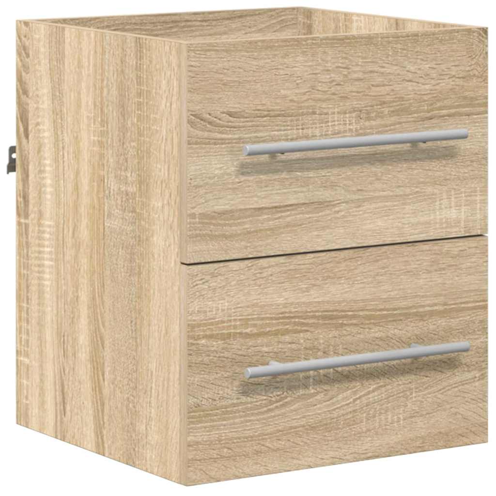 vidaXL Set de mobilier pentru baie cu sertar Maro 41 x 38,5 x 48 cm