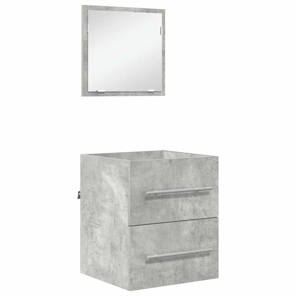 vidaXL Dulap de Baie Gri Betonal 41 x 38.5 x 48 cm Lemn compozit