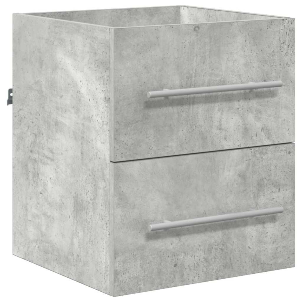 vidaXL Dulap de Baie Gri Betonal 41 x 38.5 x 48 cm Lemn compozit