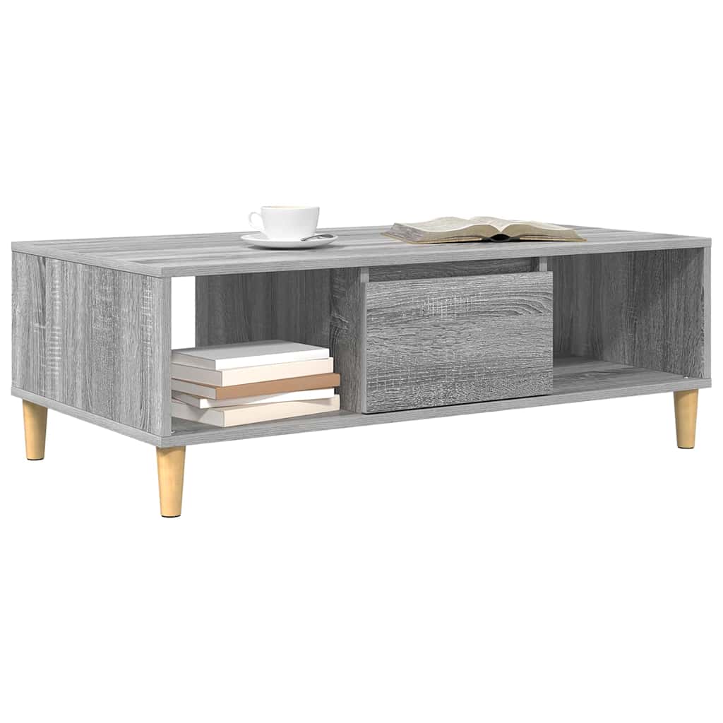vidaXL cu depozitare cu ușă sonoma gri 103.5 x 60 x 35 cm Lemn compozit vidaXL cu depozitare cu ușă sonoma gri 103.5 x 60 x 35 cm Lemn compozit