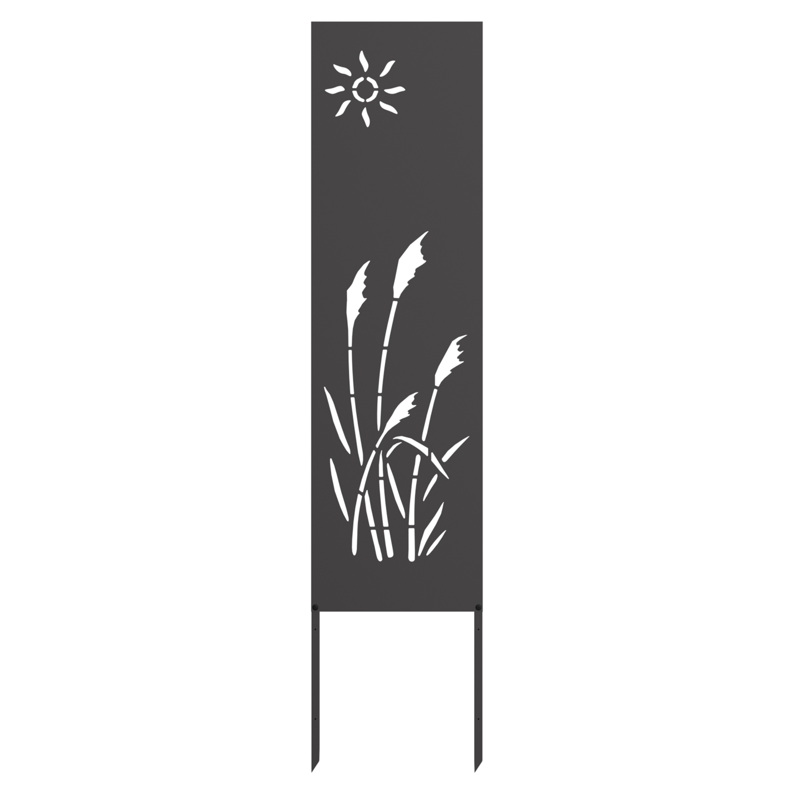 vidaXL Panou Decorativ de Grădină Negru 32 x 140 cm vidaXL Panou Decorativ de Grădină Negru 32 x 140 cm
