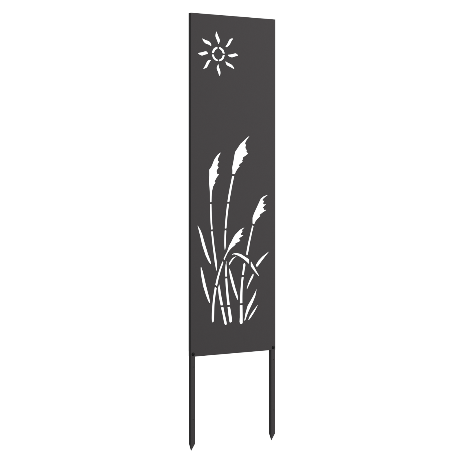 vidaXL Panou Decorativ de Grădină Negru 32 x 140 cm vidaXL Panou Decorativ de Grădină Negru 32 x 140 cm