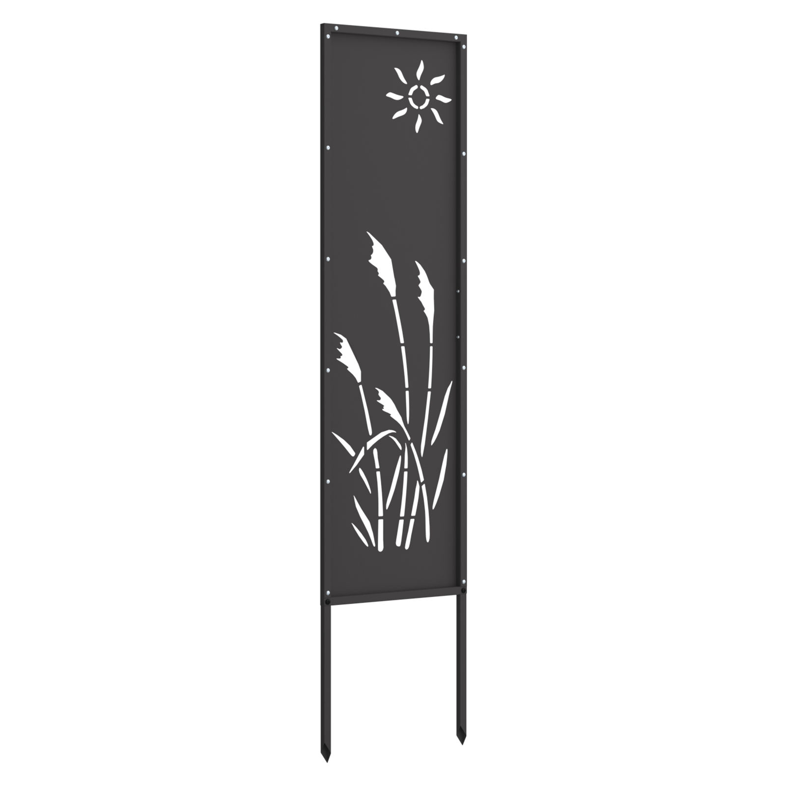 vidaXL Panou Decorativ de Grădină Negru 32 x 140 cm vidaXL Panou Decorativ de Grădină Negru 32 x 140 cm