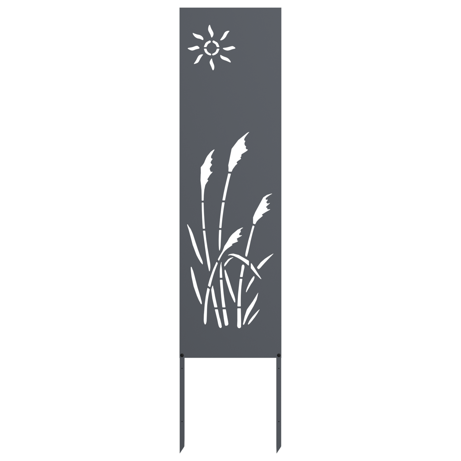 vidaXL Panou Decorativ de Grădină Antracit 32 x 140 cm vidaXL Panou Decorativ de Grădină Antracit 32 x 140 cm