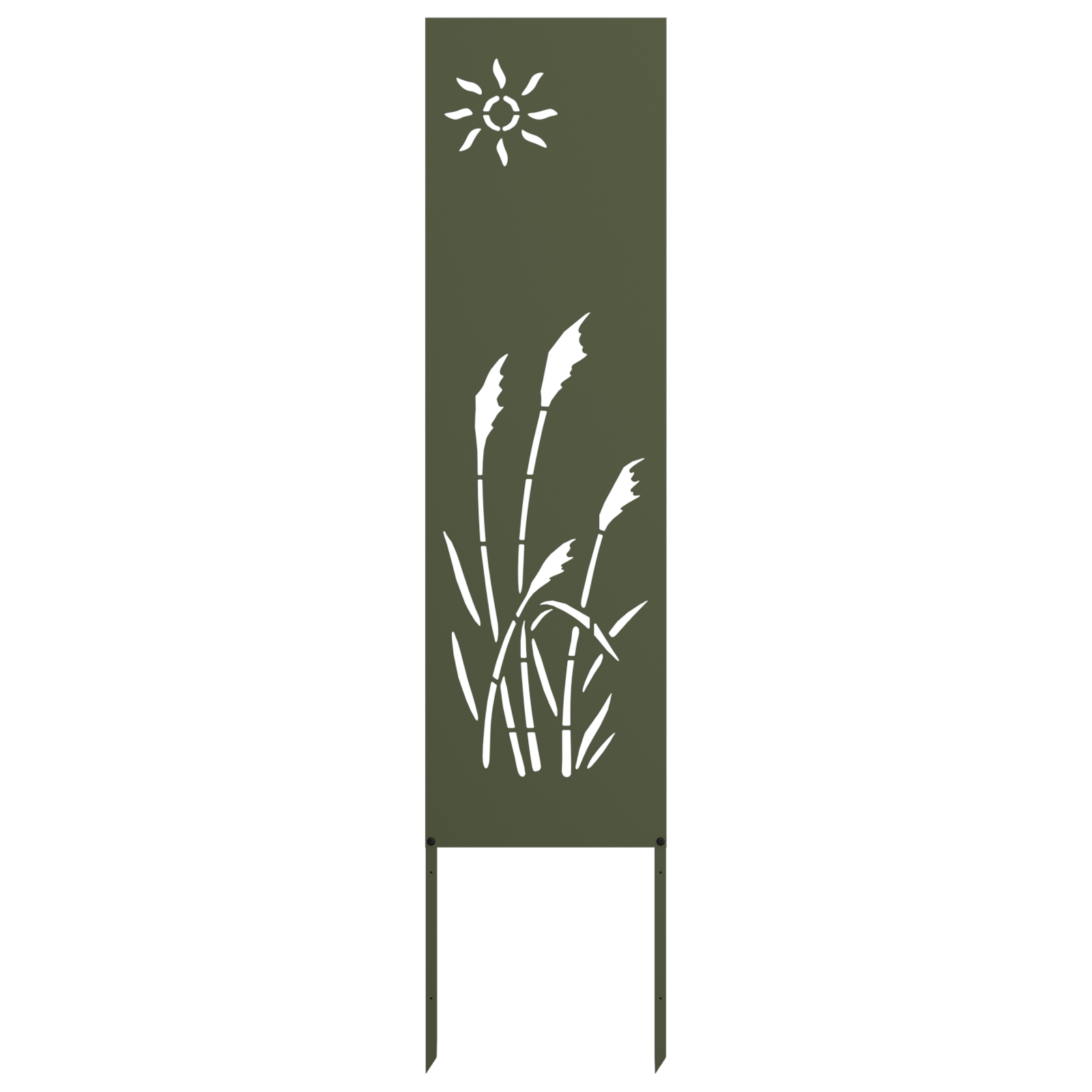 vidaXL Panou Decorativ de Grădină Verde oliv 32 x 140 cm vidaXL Panou Decorativ de Grădină Verde oliv 32 x 140 cm