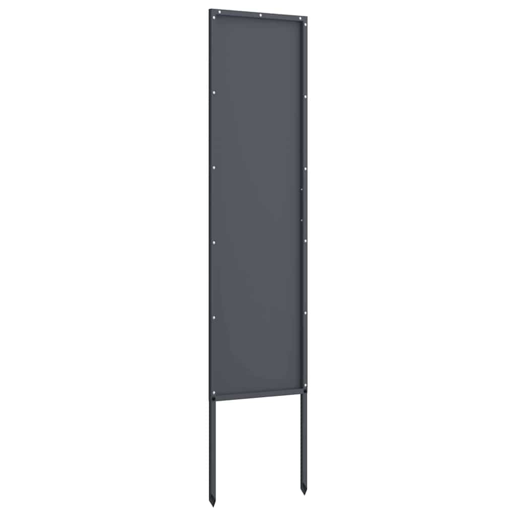 vidaXL Panou Decorativ de Grădină Antracit 32 x 140 cm vidaXL Panou Decorativ de Grădină Antracit 32 x 140 cm