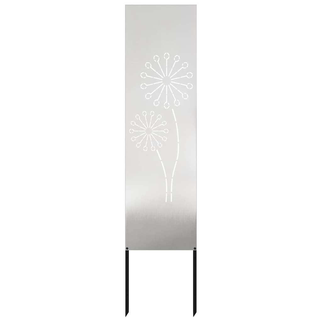 vidaXL Ecran de intimitate pentru grădină Argintiu 32 x 140 cm