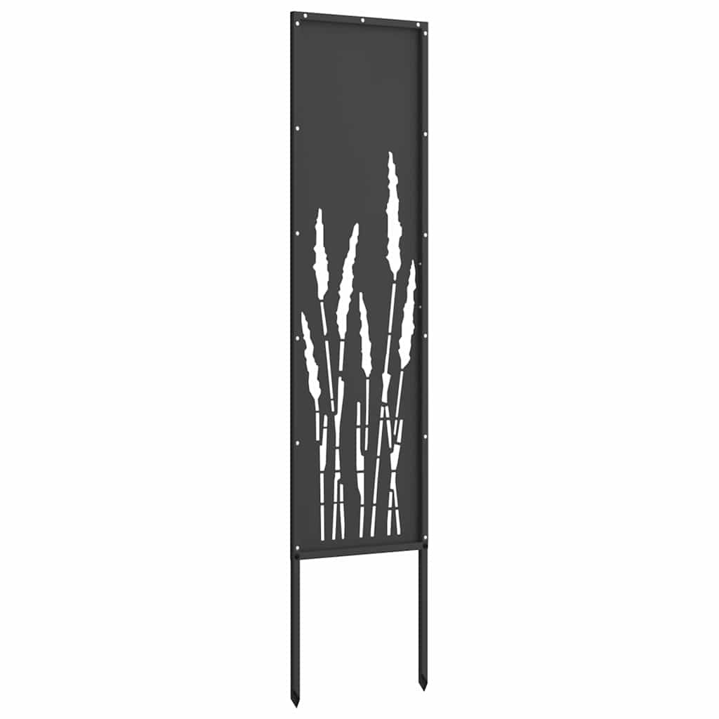 vidaXL Panou Decorativ de Grădină Negru 32 x 140 cm vidaXL Panou Decorativ de Grădină Negru 32 x 140 cm