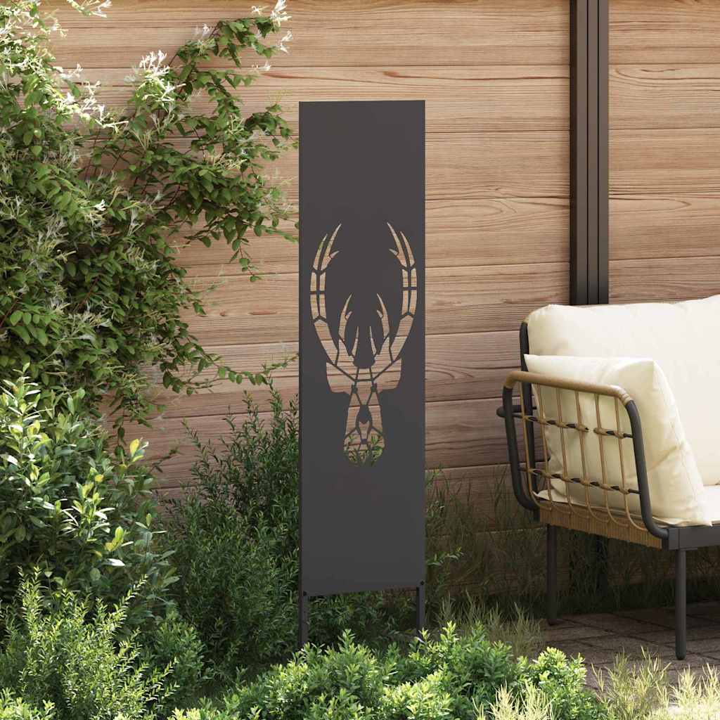 vidaXL Panou Decorativ de Grădină Negru 32 x 140 cm vidaXL Panou Decorativ de Grădină Negru 32 x 140 cm