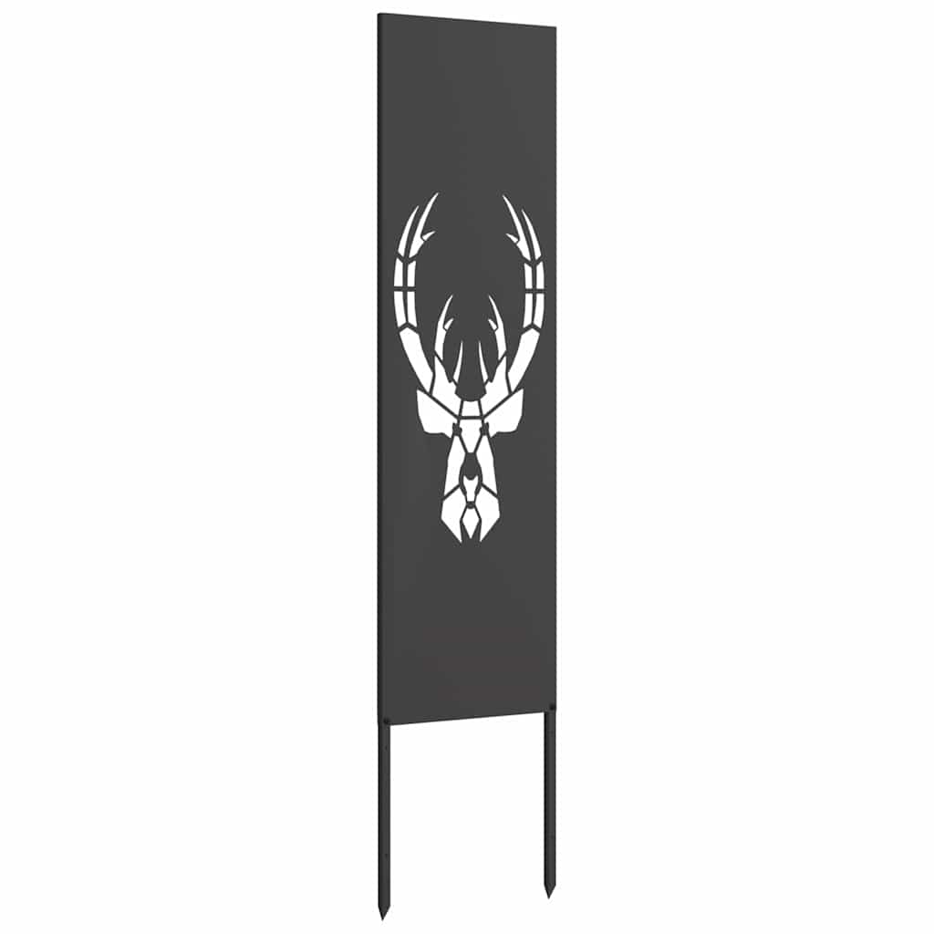 vidaXL Panou Decorativ de Grădină Negru 32 x 140 cm vidaXL Panou Decorativ de Grădină Negru 32 x 140 cm