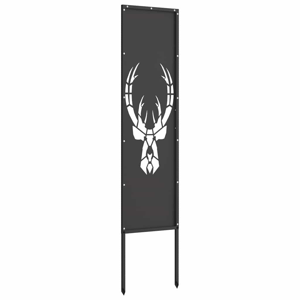 vidaXL Panou Decorativ de Grădină Negru 32 x 140 cm vidaXL Panou Decorativ de Grădină Negru 32 x 140 cm