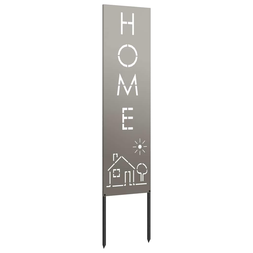 vidaXL Ecran de intimitate pentru grădină Traforaj Ruginit 32 x 140 cm