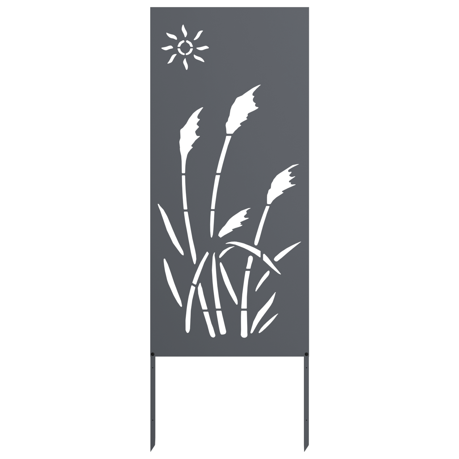 vidaXL Panou Decorativ de Grădină Antracit 32 x 140 cm vidaXL Panou Decorativ de Grădină Antracit 32 x 140 cm
