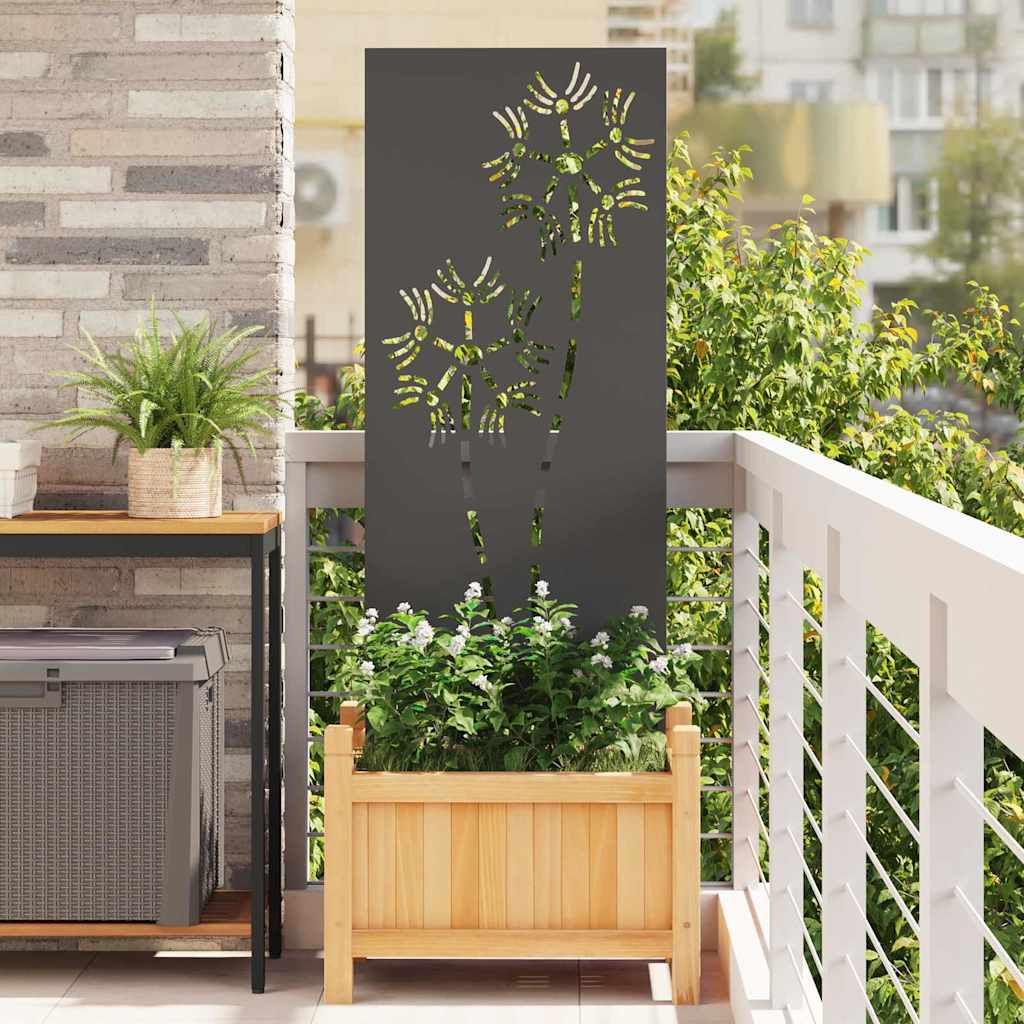 vidaXL Panou Decorativ de Grădină Negru 50 x 140 cm vidaXL Panou Decorativ de Grădină Negru 50 x 140 cm