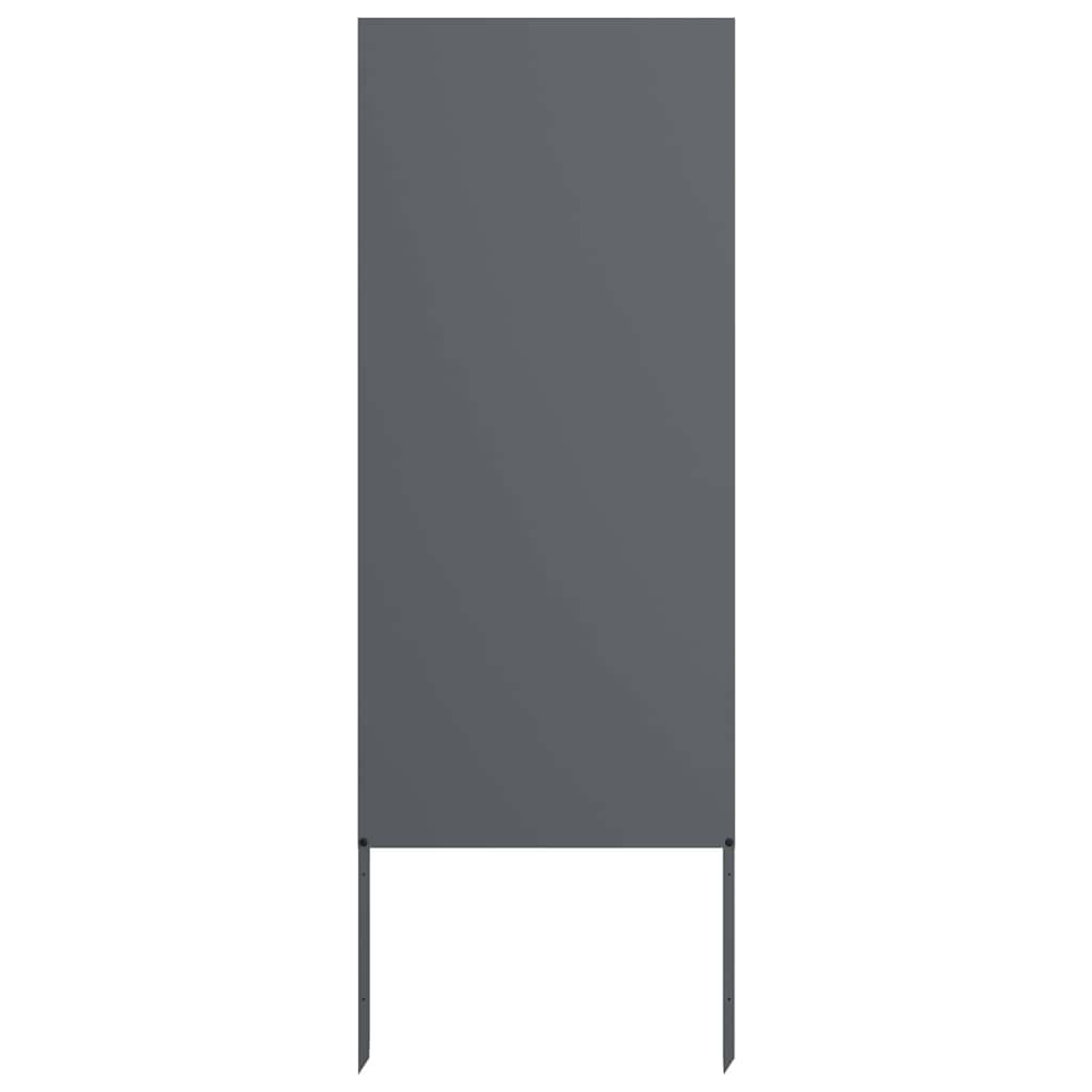vidaXL Panou Decorativ de Grădină Antracit 50 x 140 cm vidaXL Panou Decorativ de Grădină Antracit 50 x 140 cm