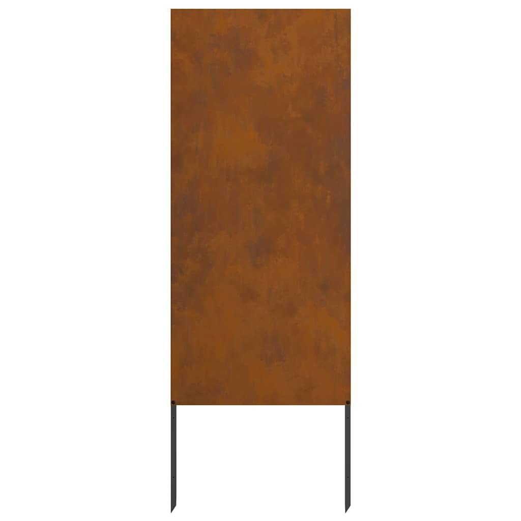 vidaXL Panou Decorativ de Grădină Ruginit 50 x 140 cm vidaXL Panou Decorativ de Grădină Ruginit 50 x 140 cm
