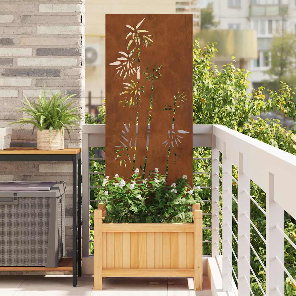 vidaXL Panou Decorativ de Grădină Ruginit 50 x 140 cm vidaXL Panou Decorativ de Grădină Ruginit 50 x 140 cm