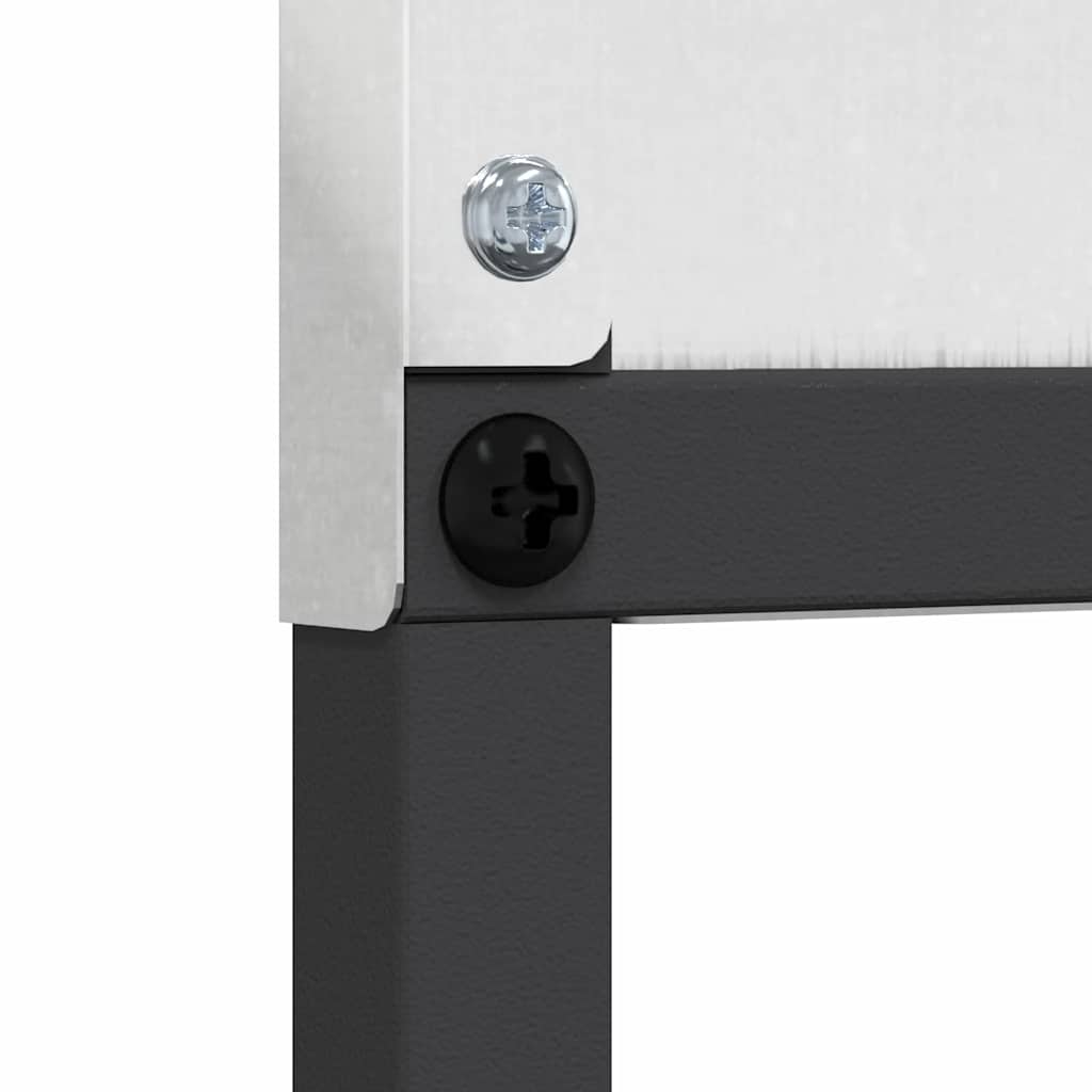 vidaXL Ecran de intimitate pentru grădină Floral Argintiu 50 x 140 cm