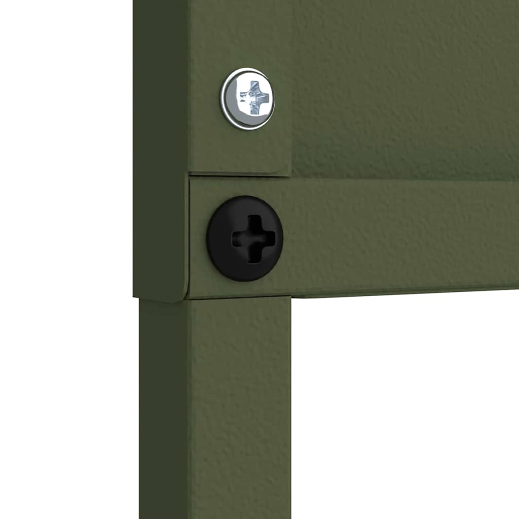 vidaXL Ecran de intimitate pentru grădină Olivengrønn 50 x 140 cm