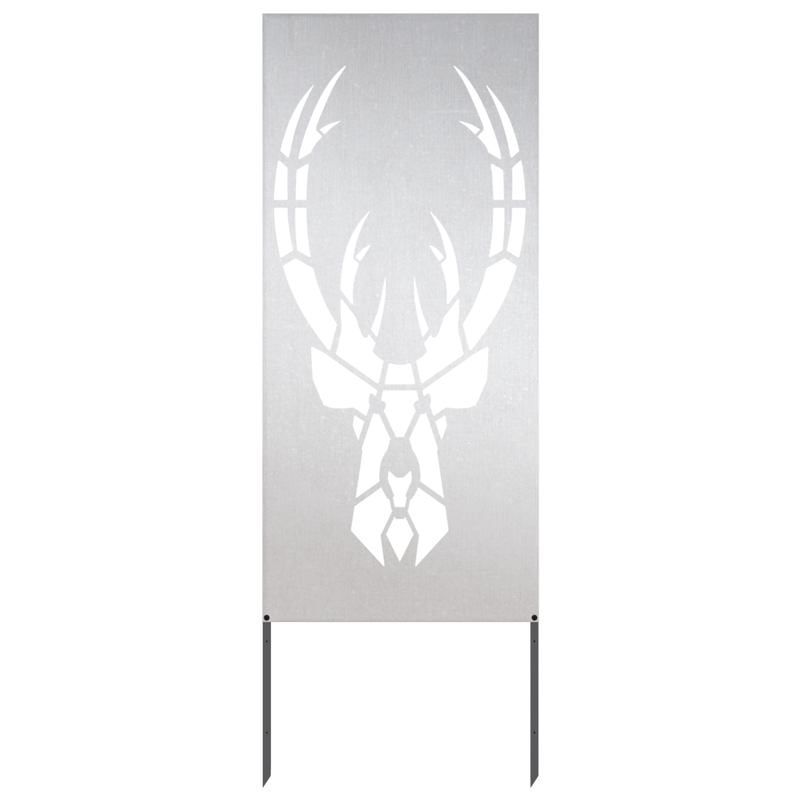 vidaXL Panou Decorativ de Grădină Argintiu 50 x 140 cm Oțel inoxidabil vidaXL Panou Decorativ de Grădină Argintiu 50 x 140 cm Oțel inoxidabil
