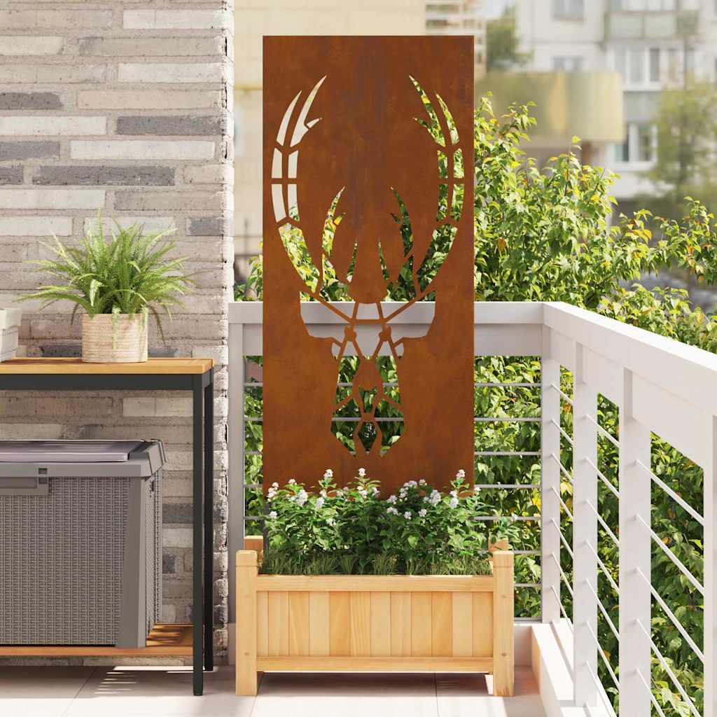 vidaXL Panou Decorativ de Grădină Ruginit 50 x 140 cm vidaXL Panou Decorativ de Grădină Ruginit 50 x 140 cm