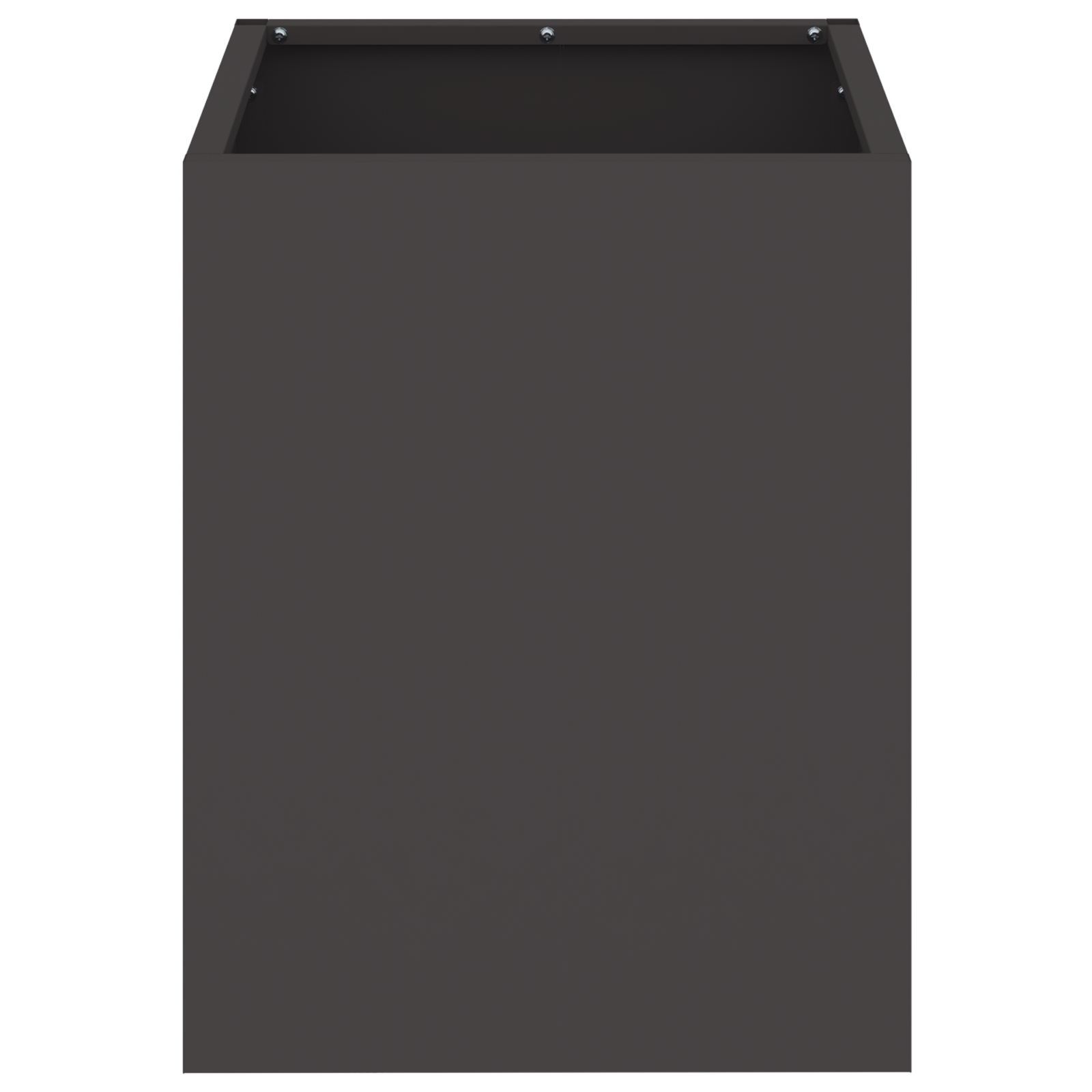 vidaXL Vază pentru Grădină Negru 32 x 32 x 40 cm Oțel laminat la rece vidaXL Vază pentru Grădină Negru 32 x 32 x 40 cm Oțel laminat la rece