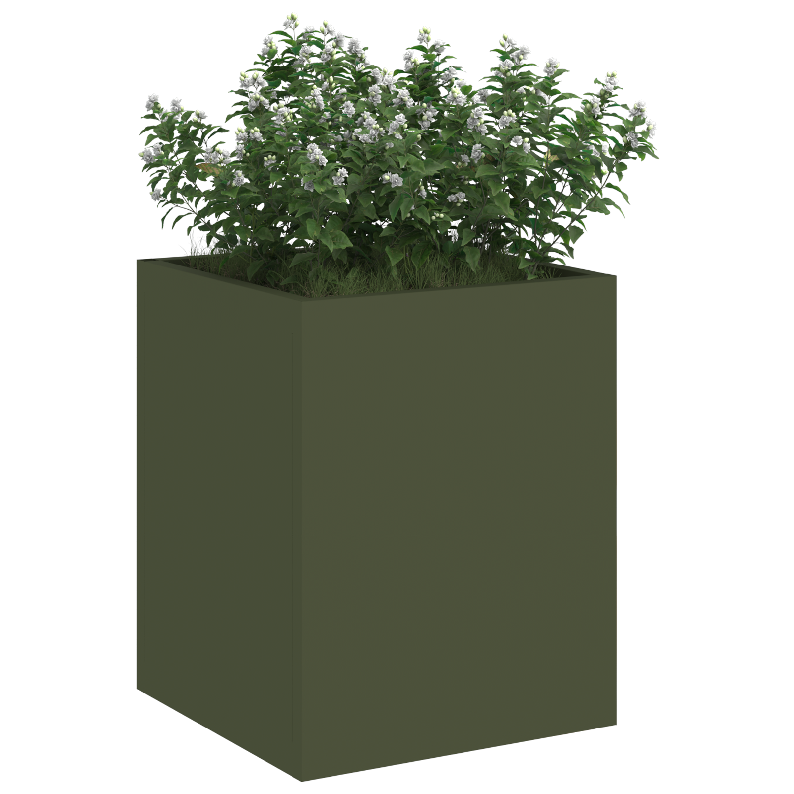 vidaXL Vază pentru Grădină Verde oliv 50 x 32 x 40 cm vidaXL Vază pentru Grădină Verde oliv 50 x 32 x 40 cm