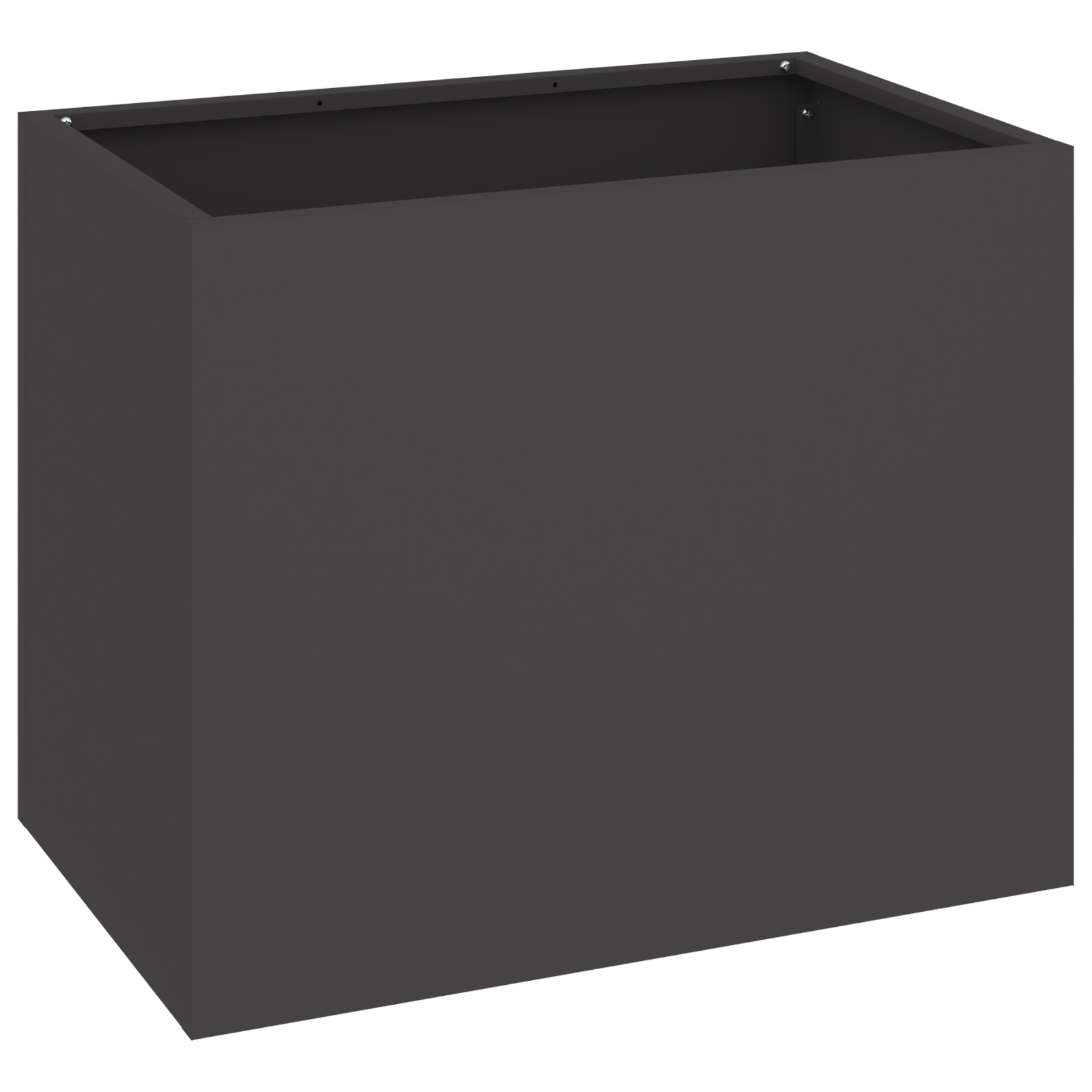 vidaXL Vază pentru Grădină Negru 50 x 32 x 40 cm Oțel laminat la rece vidaXL Vază pentru Grădină Negru 50 x 32 x 40 cm Oțel laminat la rece