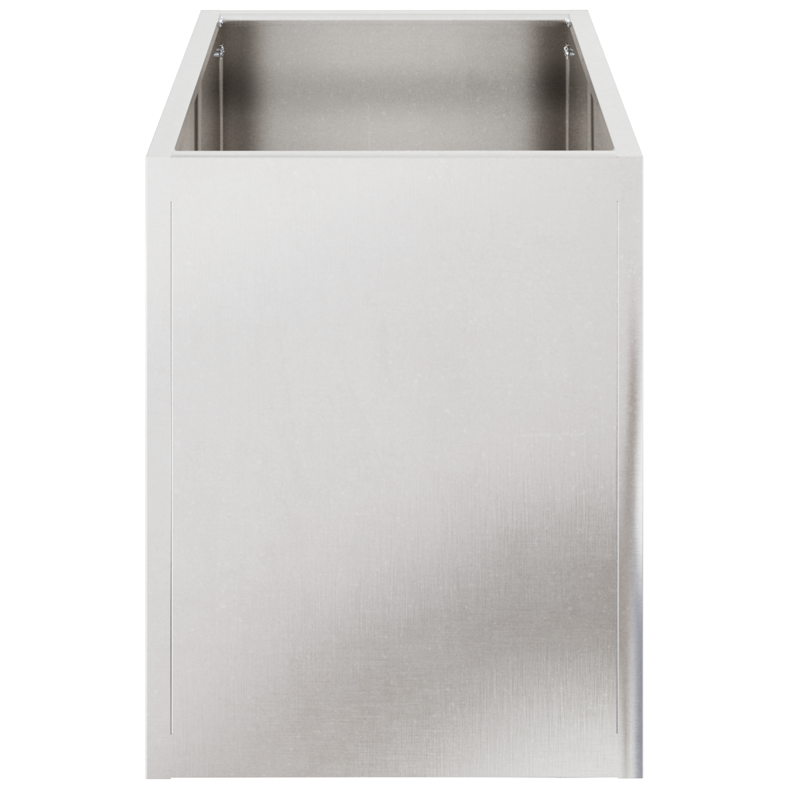 vidaXL Vază pentru Grădină Argintiu 50 x 32 x 40 cm Oțel inoxidabil
