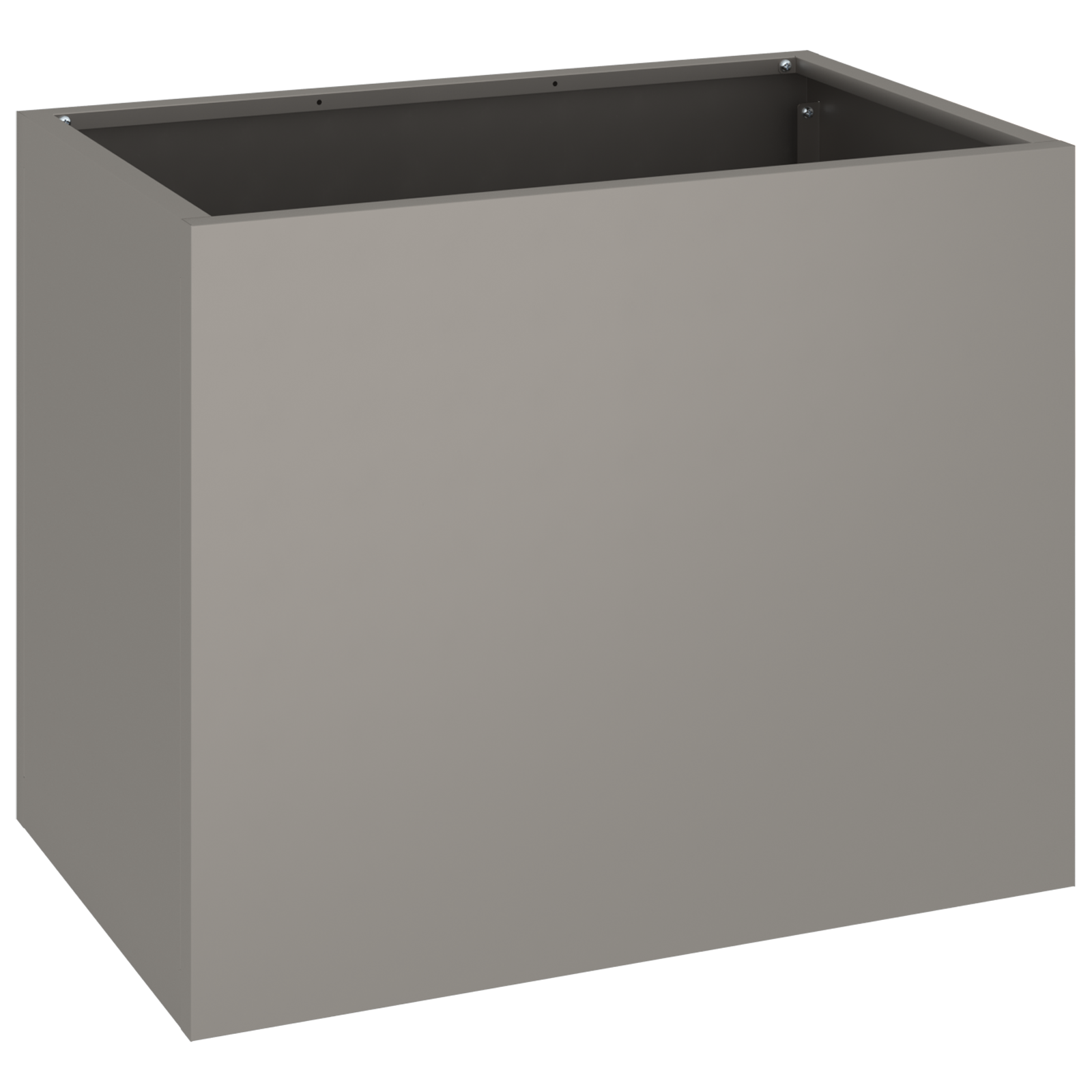 vidaXL Vază pentru Grădină Maro 50 x 32 x 40 cm Oțel Vechi vidaXL Vază pentru Grădină Maro 50 x 32 x 40 cm Oțel Vechi