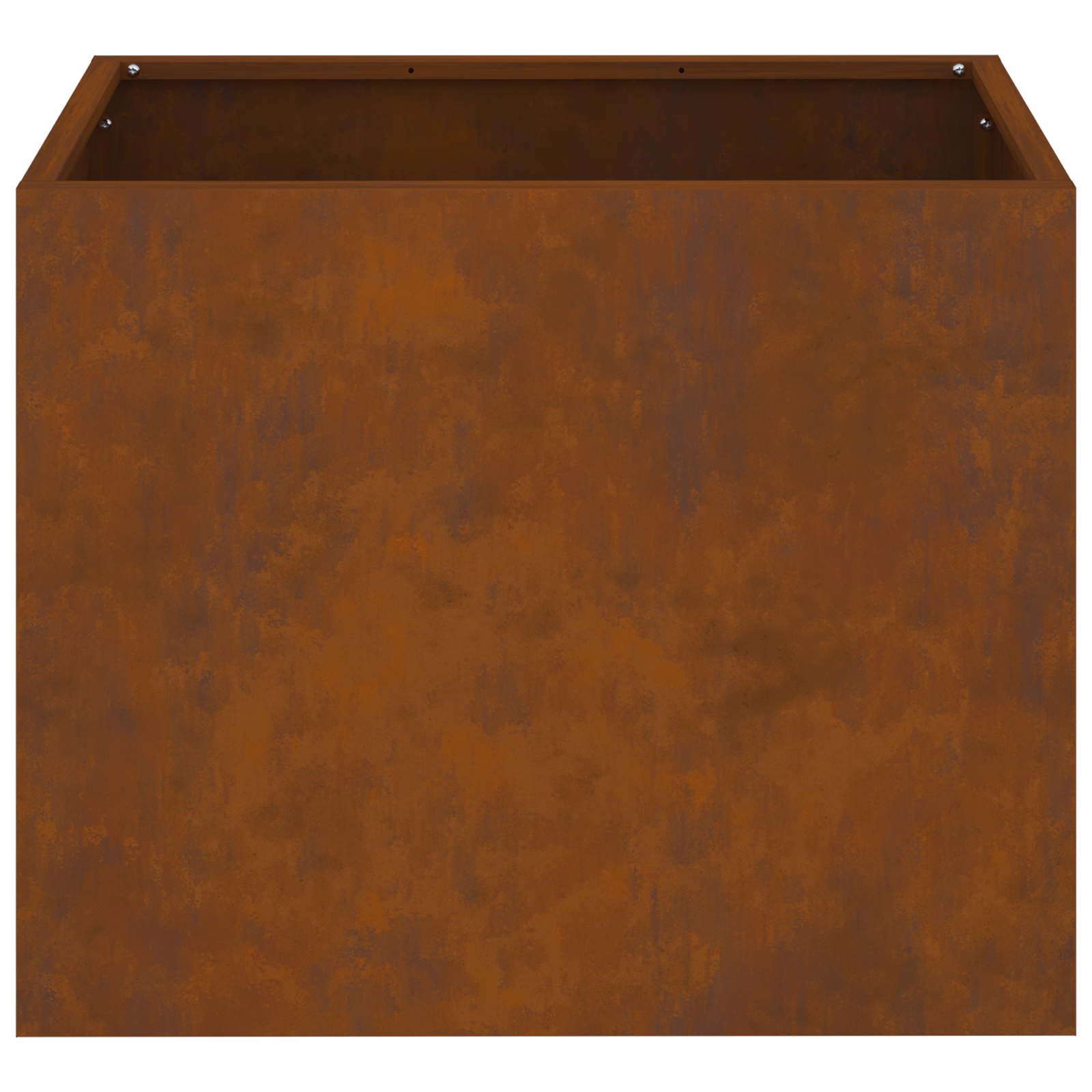 vidaXL Vază pentru Grădină Maro 50 x 32 x 40 cm Oțel Vechi vidaXL Vază pentru Grădină Maro 50 x 32 x 40 cm Oțel Vechi