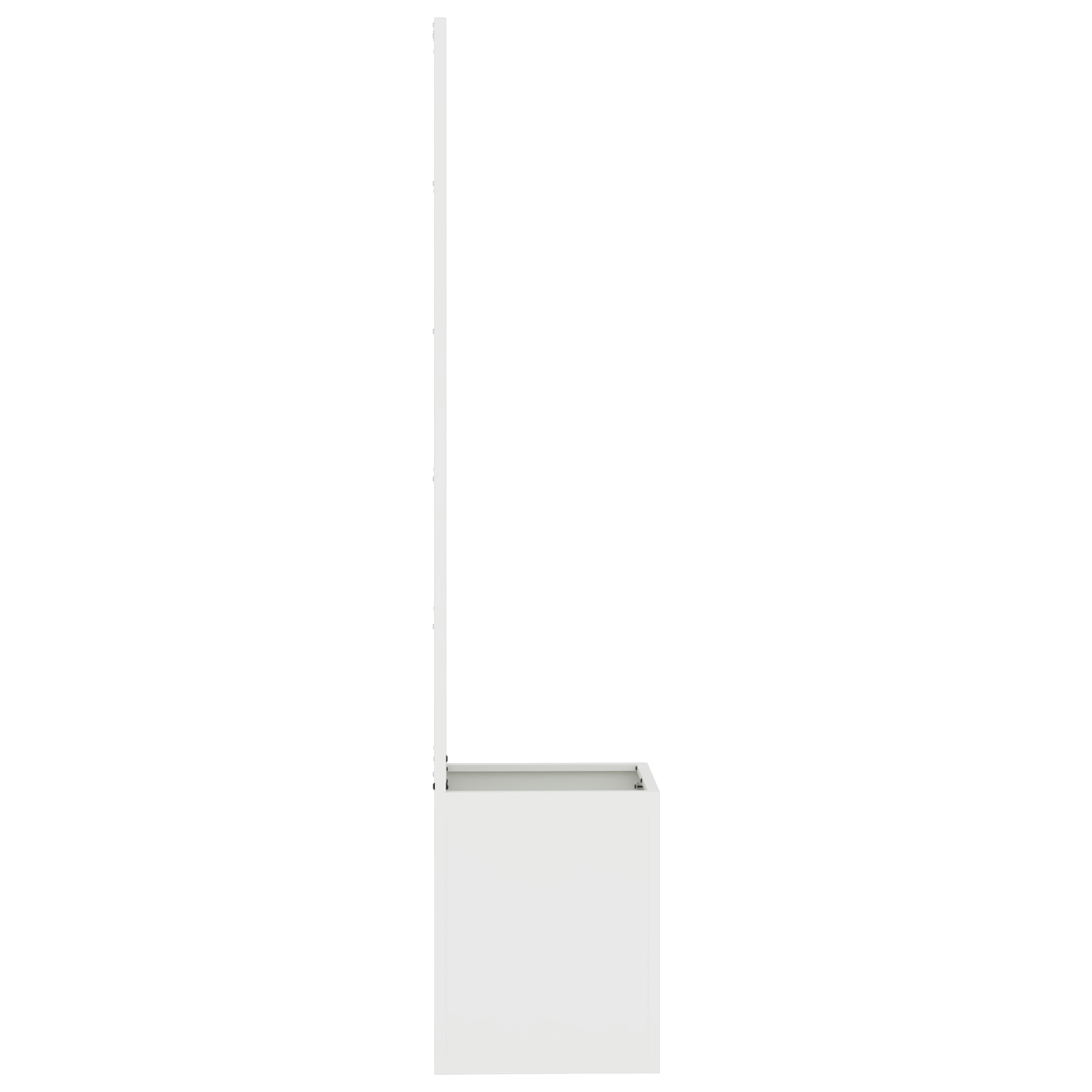 vidaXL Ghiveci de Grădină cu Panou Decorativ Alb 32 x 140 cm vidaXL Ghiveci de Grădină cu Panou Decorativ Alb 32 x 140 cm