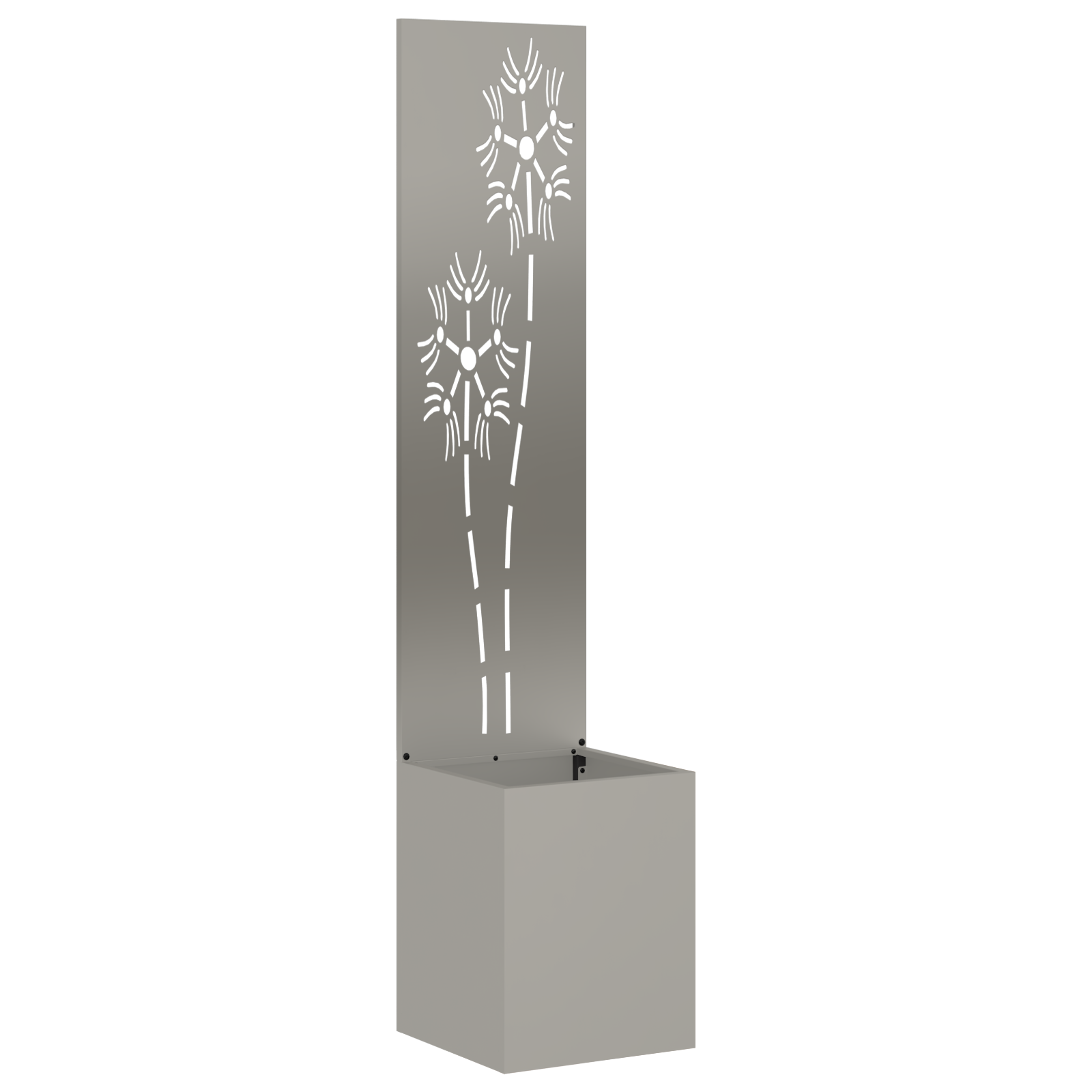 vidaXL Ghiveci de Grădină cu Panou Decorativ Ruginit 32 x 140 cm vidaXL Ghiveci de Grădină cu Panou Decorativ Ruginit 32 x 140 cm