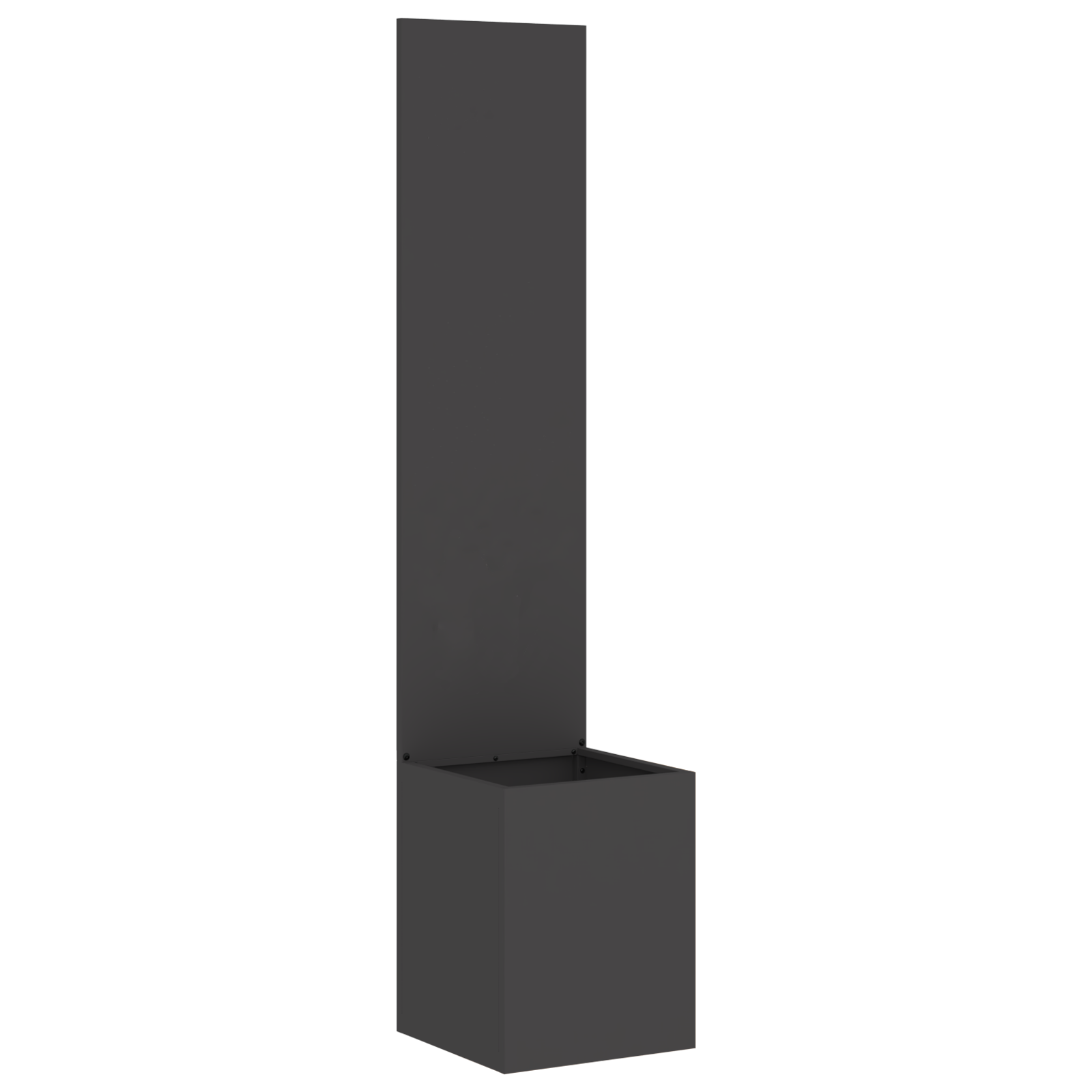 vidaXL Ghiveci de Grădină cu Panou Decorativ Negru 32 x 140 cm vidaXL Ghiveci de Grădină cu Panou Decorativ Negru 32 x 140 cm
