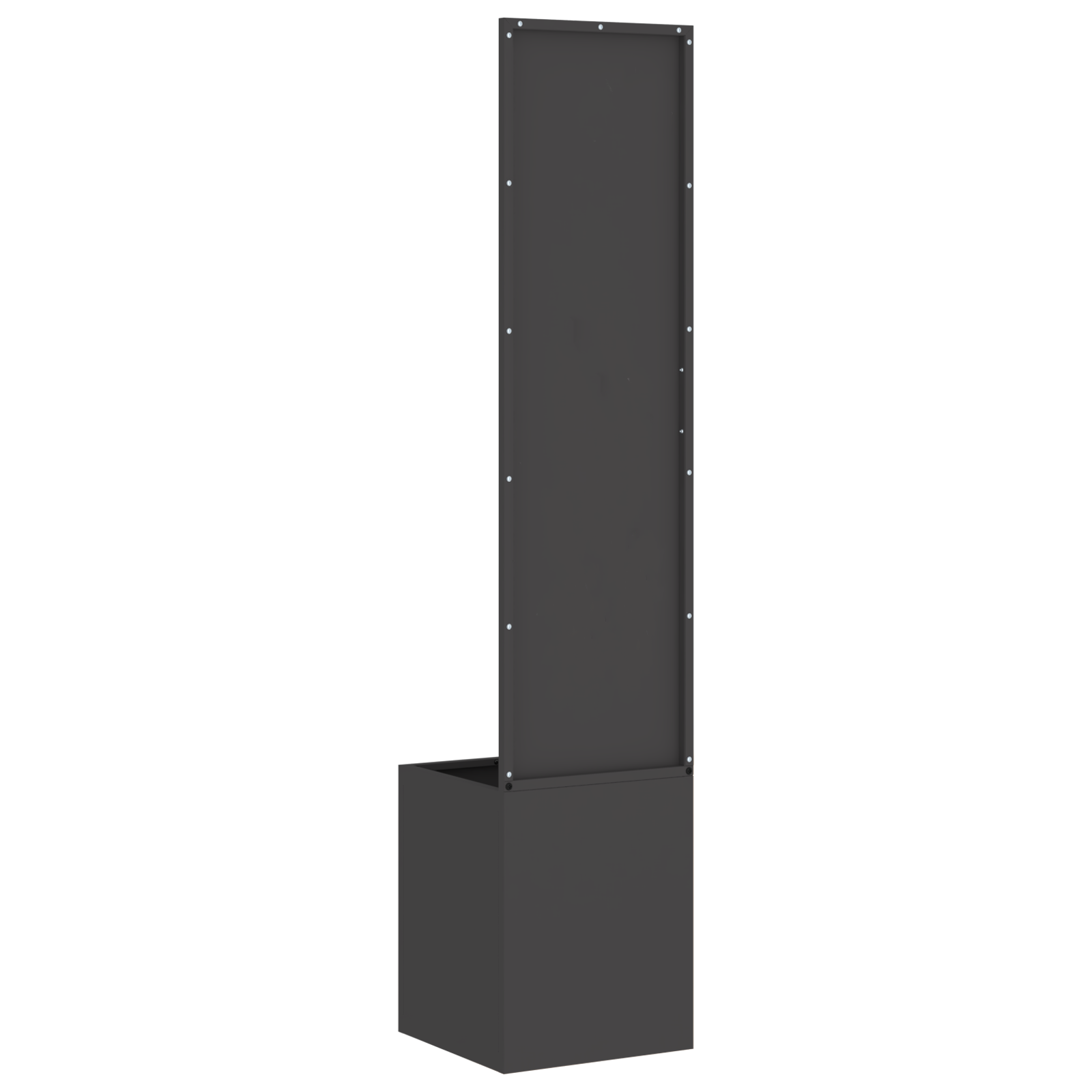 vidaXL Ghiveci de Grădină cu Panou Decorativ Negru 32 x 140 cm vidaXL Ghiveci de Grădină cu Panou Decorativ Negru 32 x 140 cm