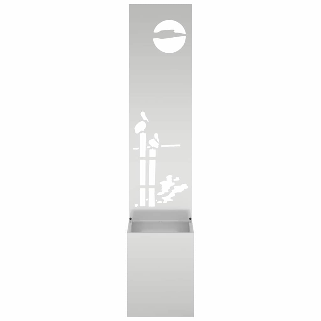 vidaXL Ecran de intimitate pentru grădină Argintiu 32 x 140 cm