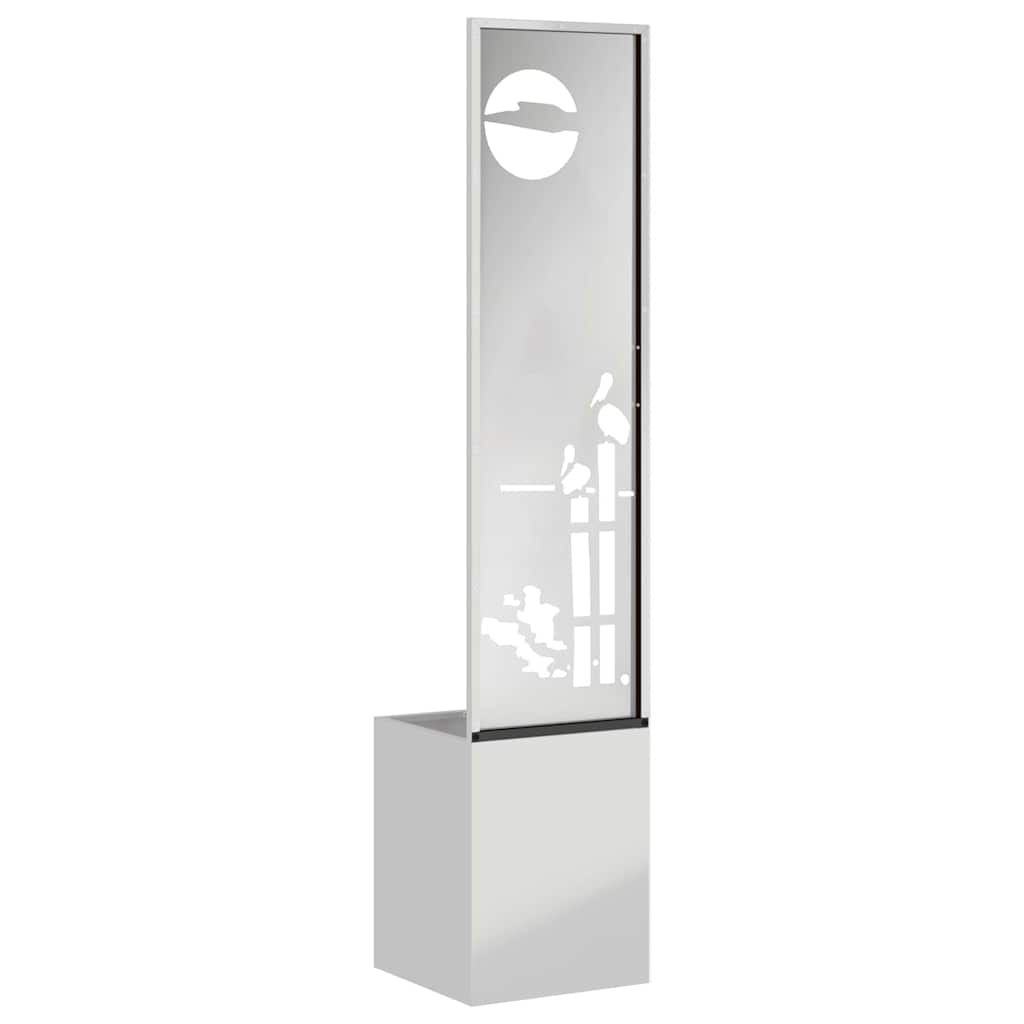 vidaXL Ecran de intimitate pentru grădină Argintiu 32 x 140 cm