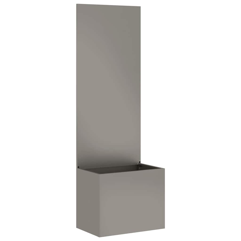 vidaXL Ecran de intimitate pentru grădină Traforaj Ruginit 50 x 140 cm