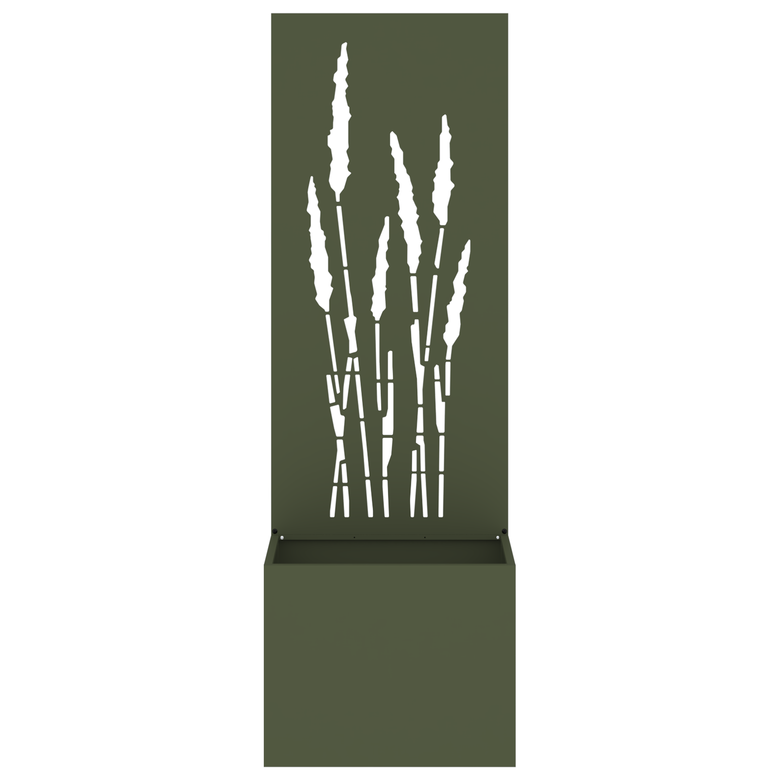 vidaXL Ghiveci de Grădină cu Panou Decorativ Olivengrønn 50 x 140 cm vidaXL Ghiveci de Grădină cu Panou Decorativ Olivengrønn 50 x 140 cm