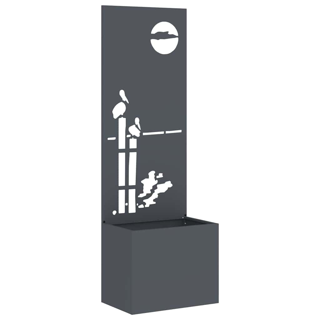 vidaXL Ecran de intimitate pentru grădină Antracit 50 x 140 cm