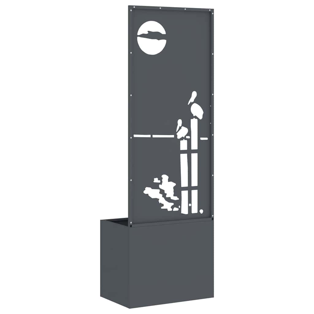 vidaXL Ecran de intimitate pentru grădină Antracit 50 x 140 cm