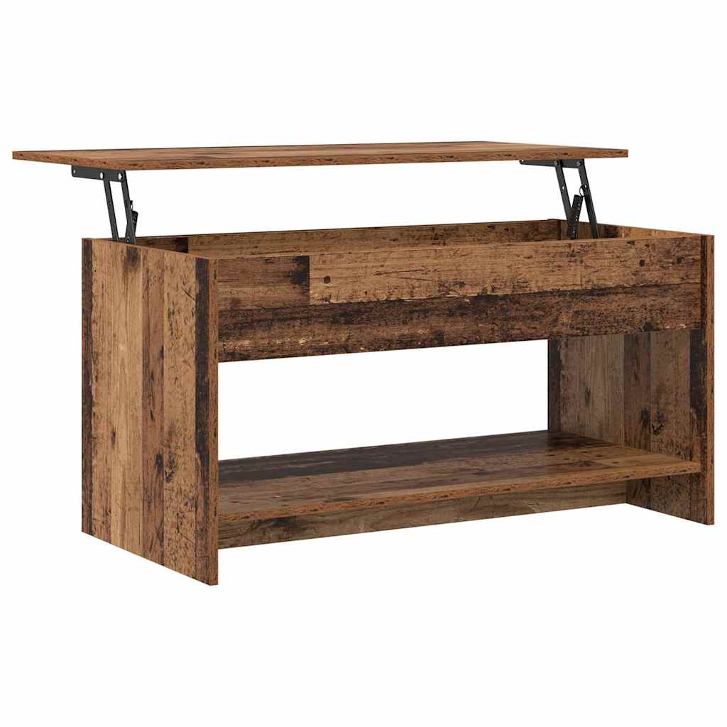 vidaXL Masă de cafea Lemn vechi 102 x 50 x 52.5 cm Lemn compozit vidaXL Masă de cafea Lemn vechi 102 x 50 x 52.5 cm Lemn compozit