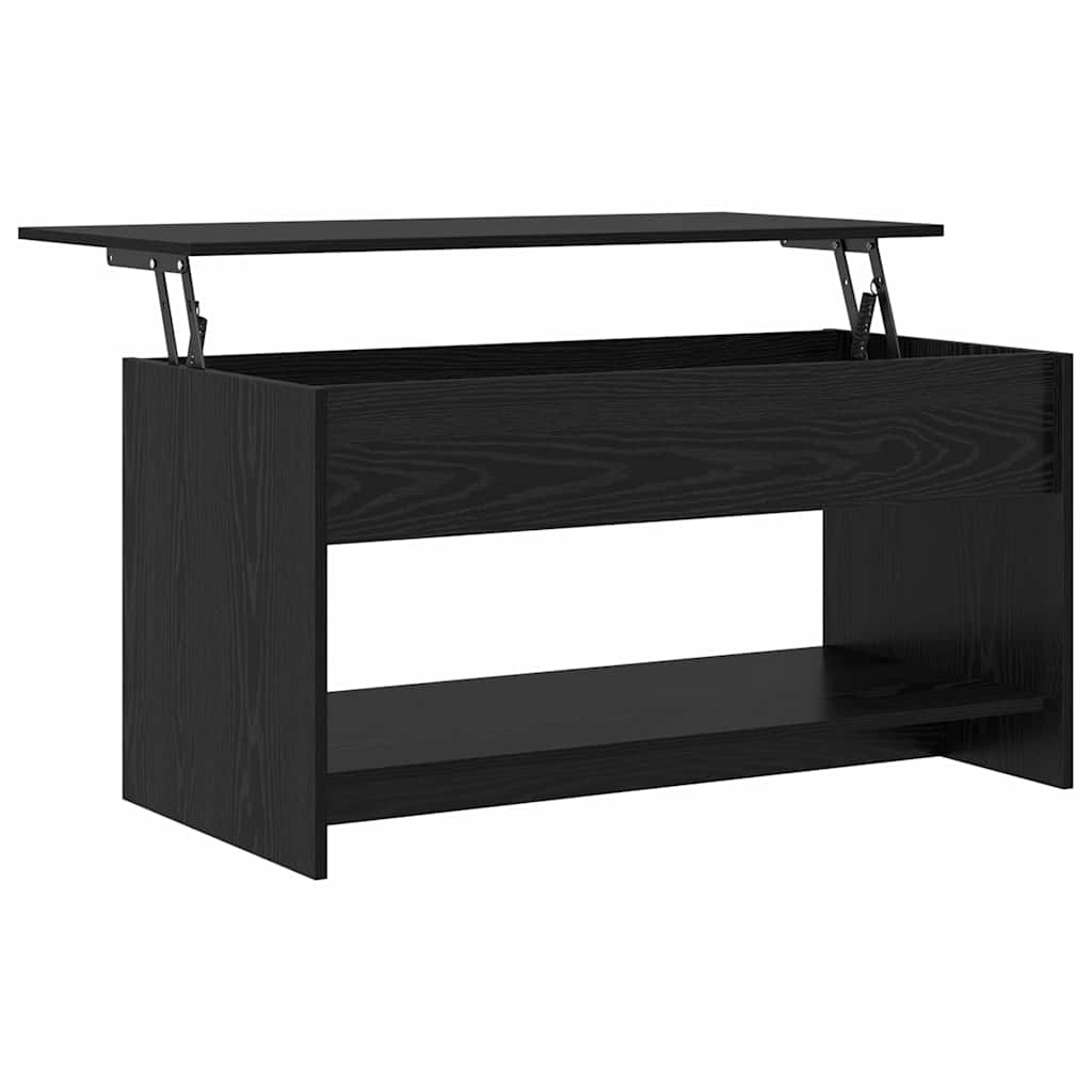 vidaXL Masă de cafea Stejar negru 102 x 50 x 52.5 cm Lemn compozit vidaXL Masă de cafea Stejar negru 102 x 50 x 52.5 cm Lemn compozit